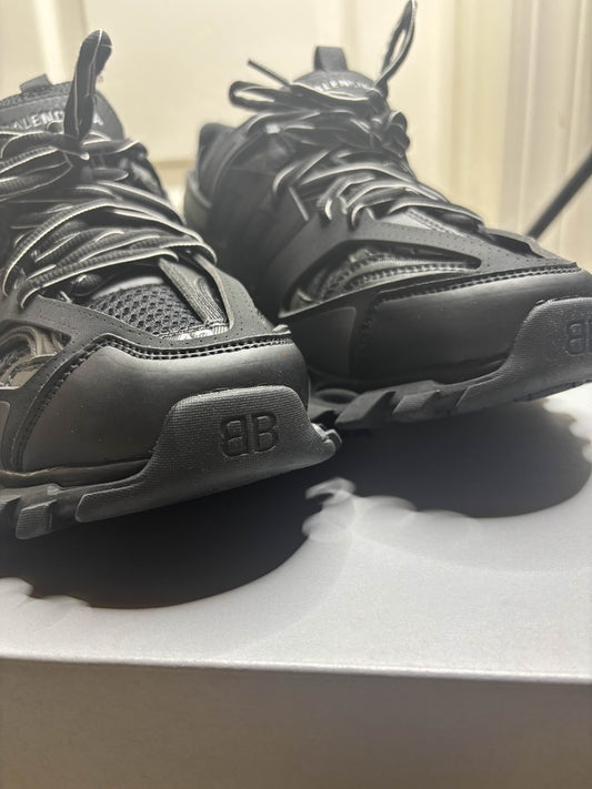 Brand New Balenciaga Track LED Black Sneakers | w/ Box & Charger