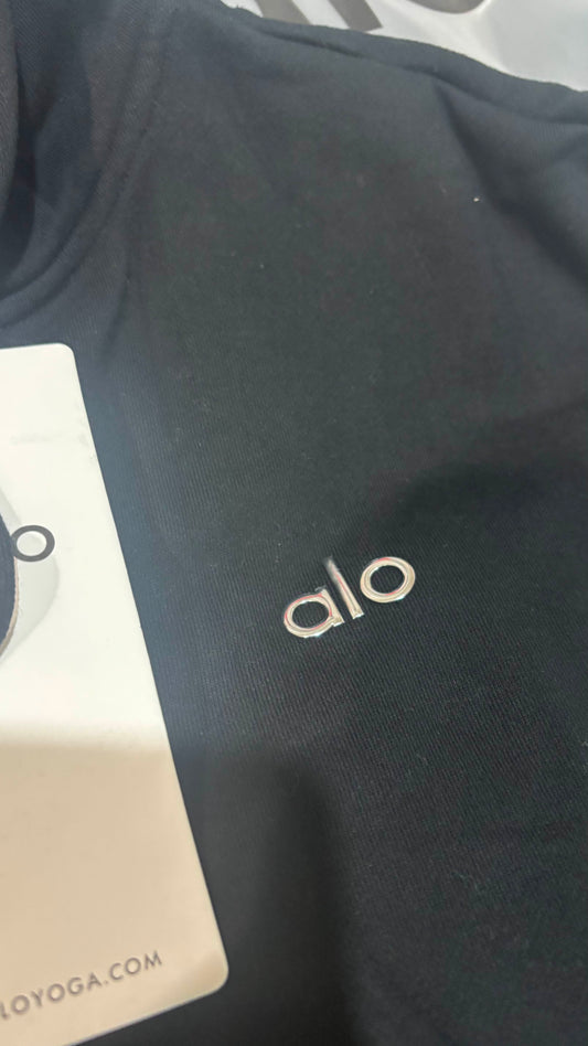 Alo Black Zip-Up Jacket